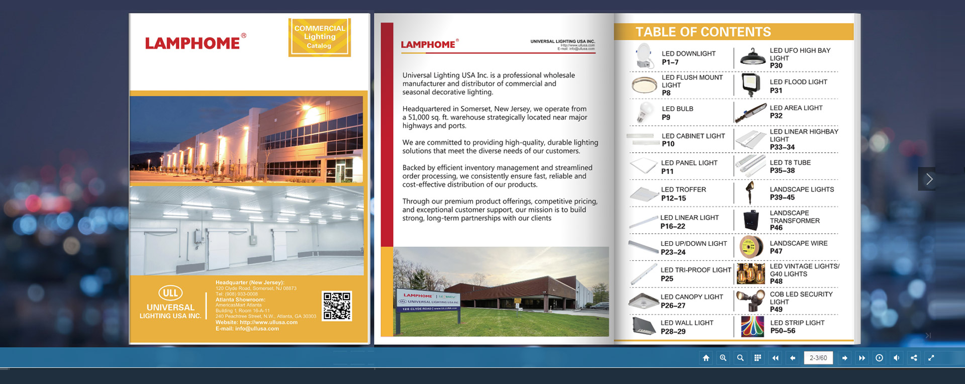Lighting catalog